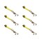 Tie 4 Safe 2" x 10' Tie Down Strap w/ TJ Cluster Hook for Wrecker Tow Truck Auto Hauling Yellow, 6PK TWS65-5210-TJ-Y-6 - alternate 1